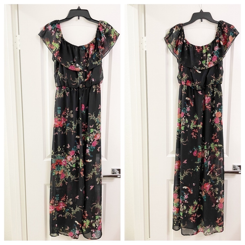 Bailey Blue floral print maxi dress